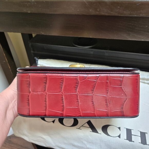 Coach Madison C6288 Shoulder Bag Wine Burgundy - Picture 7 of 14